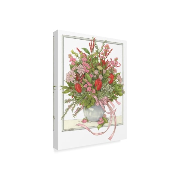 Francien Van Westering 'Rose Vase' Canvas Art,35x47